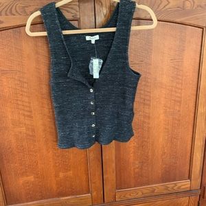 NWT Madewell Button Front Tank